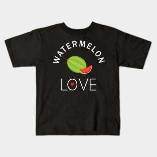 Watermelon Love Food Plant Kids T-Shirt